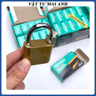 Khóa Việt Nhật GOFUTHER Siêu Bền, Không Gỉ, Ổ Khóa Cửa Bấm Vàng - Khóa Cổng, Khóa Tủ Tiền, khoá tủ đồ