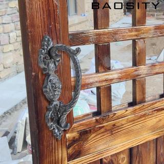 Tay nắm cửa gang phong cách cổ điển Kéo tủ đa năng cho cơ chế bánh xe cửa trượt bằng sắt rèn