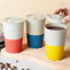 Rơm Lúa Mì Tiện Dụng Cốc Có Nắp Hộ Gia Đình Sữa Cốc Cola Cốc Uống Cốc Cà Phê Quà Tặng L4Q9
