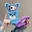 Gấu Ba Chiều Dễ Thương Thích Hợp Cho iPhone17Air Apple 16plus / 15 Ốp Điện Thoại Họa Tiết Gấu Sang Trọng Chống Sốc 11