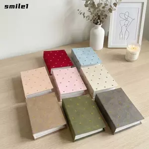 Album Ảnh SMILE, Album Sổ Lưu Niệm 6 Inch 100 Túi Nhiều Lớp, Bìa Vải Chèn Túi Dung Tích Lớn Lưu Trữ Ảnh Bộ Sưu Tập