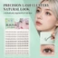 4 kiểu Lông mi giả tổng hợp mềm mại 5-7mm C Curl Màu đen tự nhiên cho trang điểm sân khấu dự tiệc hàng ngày