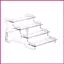 Risers Display Stands 4 tầng Acrylic Clear Organizer Display Riser Stand cho trang sức Nước hoa Cupcakes shopidaevn