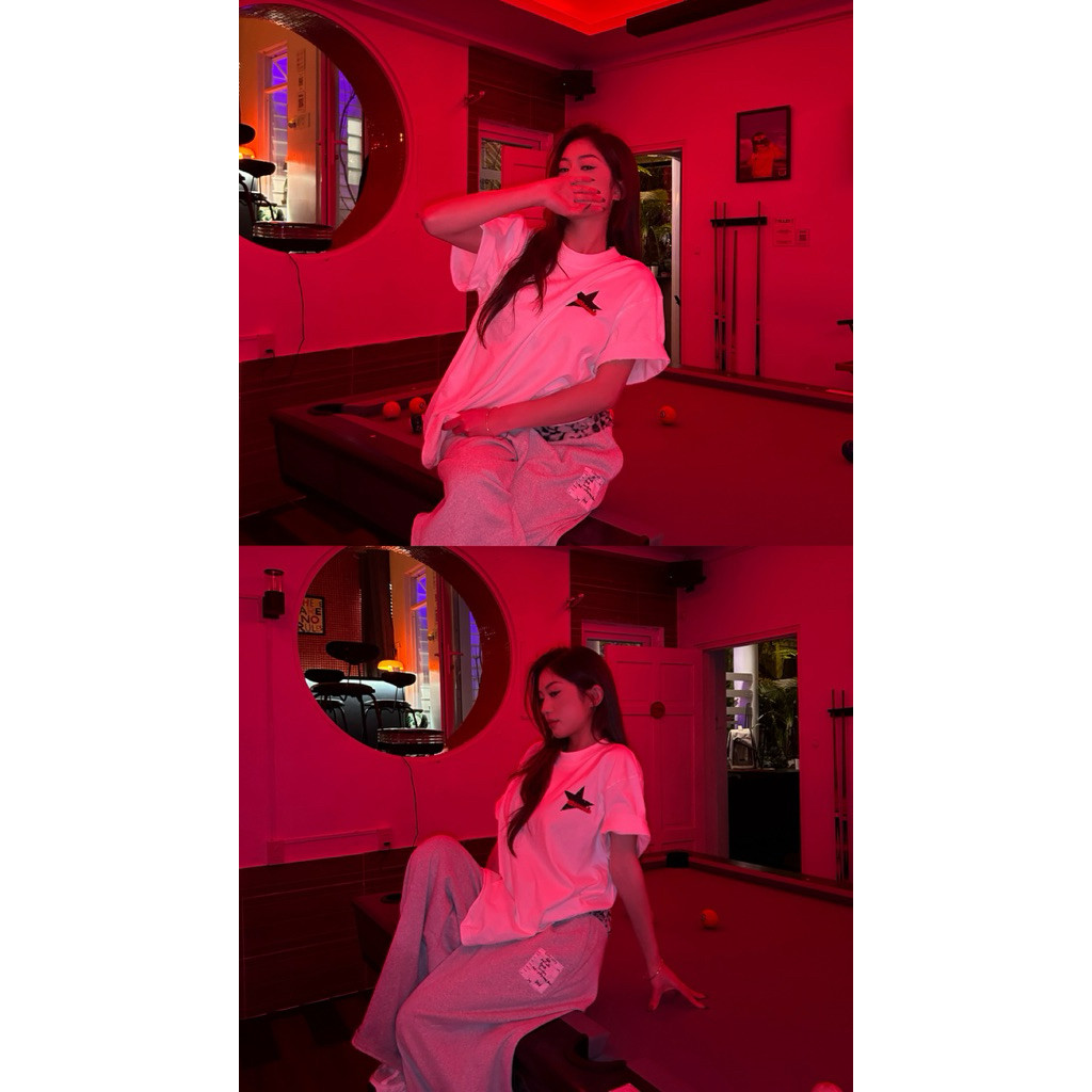 （Giao hàng 24h）Angela Áo Thun Tay Ngắn GTA 5 Stargirl/ Starboy - Form Regular Cotton 2 Chiều Unisex