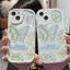 Ốp Lưng Cho Redmi Note 14 13 12 11 10 8 13T 14T 15T Pro A5 A3 A2 A1 14C 13C 12C 11A 10C 9A 9C Poco C75 C65 C61 C55 C31 Kem Sóng Cong Cạnh Hình Bướm NYK281