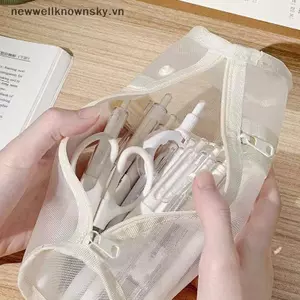 Lưới MỚI Túi đựng bàn chải trang điểm đa năng Túi đựng bàn chải di động Hộp đựng bàn chải dung lượng lớn đơn giản Giá đỡ Buet Du lịch Túi đứng SKY
