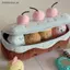 # HB # Kawaii Cherry Cake Fuzzy Plush Pencil Case Dung tích lớn Đồ dùng học tập dễ thương Văn phòng phẩm Hộp đựng túi Quà tặng học sinh.