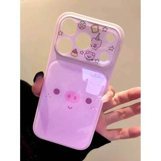Mặt kính bảo vệ đầy đủ cho điện thoại iPhone 17, Promax 14, 15, 16 Pro Max 13, màu hồng dễ thương, chống sốc, dành cho phụ nữ