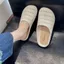 Dép nửa PYCOU Baotou, Dép đế phẳng nhẹ thoáng khí, Dép sandal thoáng khí chống trượt thanh lịch cho nữ