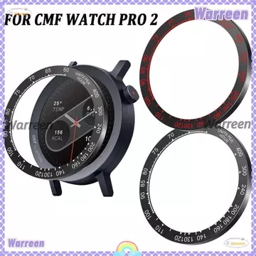 Vòng viền đồng hồ WARREEEN, Vỏ đồng hồ bảo vệ PC, thay thế với tỷ lệ thời gian Vỏ viền đồng hồ chống trầy xước cho đồng hồ CMF 2 Phụ kiện đồng hồ thông minh