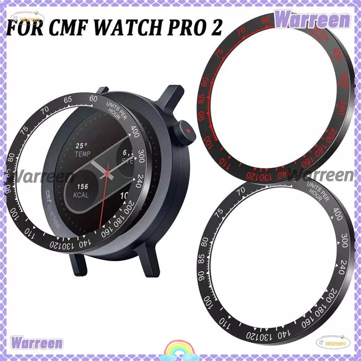 Vòng viền đồng hồ WARREEEN, Vỏ đồng hồ bảo vệ PC, thay thế với tỷ lệ thời gian Vỏ viền đồng hồ chống trầy xước cho đồng hồ CMF 2 Phụ kiện đồng hồ thông minh