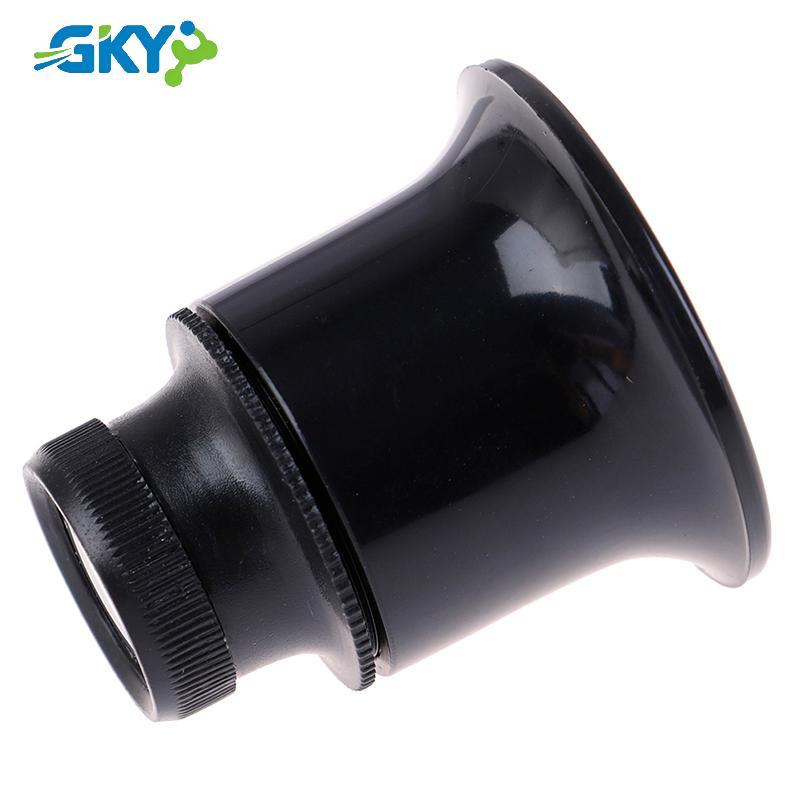 GKY Jeweler Watch Repair Magnifier Tool Kính lúp một mắt Loupe 20X Lens GKY