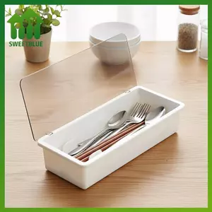 SWEET Chopsti Hộp Bảo Quản Chống Bụi Nhựa Bộ Đồ Ăn Tổ Chức Kích Thước Lớn Nhỏ Cho Ngăn Kéo Nhà Bếp Bàn Ăn Dễ Dàng Tổ Chức n