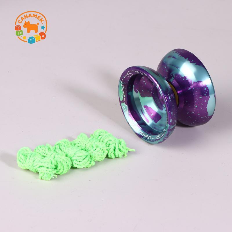 CANAMEK Trẻ Em Người Mới Bắt Đầu Hợp Kim Chuyên Nghiệp Yoyo Ballpetitive Yoyoball Người Lớn Trẻ Em Yoyoyoball Với 5 Dây CSF
