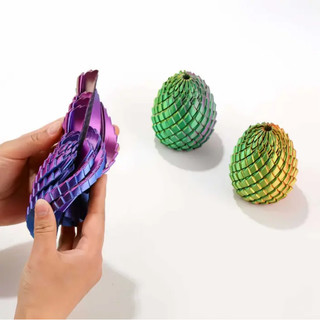 3D In Hình Rồng Chuyển Đổi Trứng Thần Tài Đồ Chơi Xoắn Linh Hoạt Cân Lo Âu Giảm Đồ Chơi Văn Phòng Phẩm Hộp Trang Trí Máy Tính Để Bàn Nhà