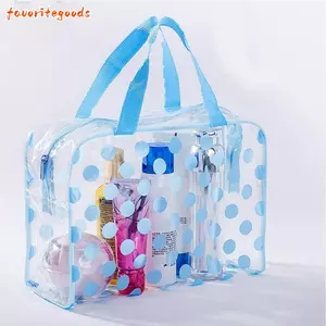 FAVORITEGOODS Túi Đựng Mỹ Phẩm PVC Nữ Chống Thấm Nước Trong Suốt Cắm Trại Túi Xách Du Lịch Sắp Xếp