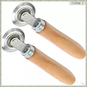 Bánh xe cửa màn hình có tay cầm bằng gỗ Đồ thủ công & phụ kiện thủ công để đánh dấu xây dựng giấy tráng