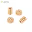 JCSYFAC 1: 87 Modulus 0.2 15T Micro Brass Turbine Worm Tĩnh Thay Đổi Lỗ Bánh Răng Đường Kính 0.8mm / 1mm Giảm Bánh Răng Trục Kết Nối Mới