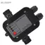 Belleshopp Belleshopp 220V Công tắc áp suất tự mồi Bộ điều khiển tự động Điều khiển điện tử Máy bơm sân vườn phản lực màu đen