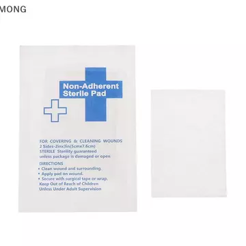 [MONG] 10 Miếng gạc chống thấm nước Miếng đệm không dính Bộ sơ cứu Vết thương Băng keo gạc y tế vô trùng GE