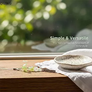 QIUWU 1 Chiếc Bellflower sel Trang Trí Ô Tô Treo Gương Chiếu Hậu Đẹp Trang Trí Cho Phong Cách.