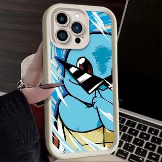 Vỏ Cho Realme 16 15 14 13 12 Pro Plus 15T 5G 8 11 5 5s 6s 8i Note 50 C53 C51 C85 C67 C63 C33 C35 C55 C21Y C25Y C15 C25 C20 Ốp Lưng Anime Pokemon Psyduck Squirtle Matte