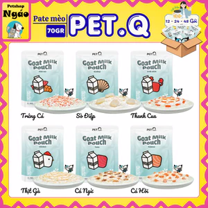 Pate Cho Mèo PetQ Sữa Dê Cao Cấp 70g - 50% Thịt 50% Sữa Dê Cho Mọi Lứa Tuổi
