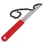 CQCJ Xe Đạp Chain Whip Tool, Thép Không Gỉ Chống Trượt Xe Đạp Cassette Công Cụ Loại Bỏ, Tay Cầm Công Thái Học Bền Đẹp Cassette Lockring Tool cho 6 / 7 / 8 / 9 / 10 / 11 Bánh Đà Tốc Độ
