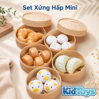 Set Đồ Ăn Nhà Bếp KidToys 88 Món - Bộ Thực Phẩm Mô Phỏng Cho Bé Chơi Nấu Ăn