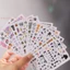 Halloween Nail Art Water Transfer Sticker 12 tờ để trang trí móng tay DIY