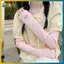 BVY Ice Silk Tay áo chống nắng UV Vỏ cánh tay mùa hè In hình bướm Nhẹ Qui khô để đi bộ đường dài thể thao ngoài trời.