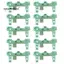 10 Chiếc Bảng Mạch PCB Ruy Băng Cáp Cho PS2 Bộ Điều Khiển Phim Dẫn Điện Cần Điều Khiển Bàn Phím Cáp Mềm SA1Q43-A