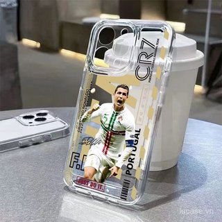 Ốp Điện Thoại Trong Suốt Sáng Tạo Bóng Đá Cậu Bé Xu Hướng Độc Đáo Thích Hợp Cho iPhone 13promax 13 14 15 16 17 pro max 16pro 15promax 14promax xs xr 11promax Ốp Silicon Linh Hoạt