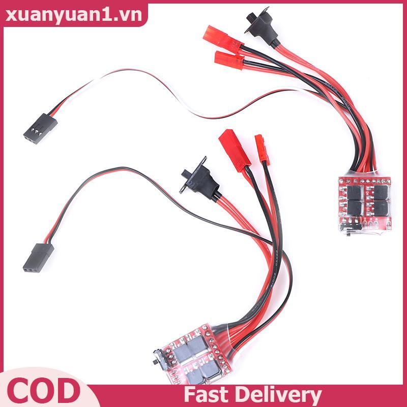 XUAN 20A ESC 30A ESC Tốc độ động cơ RC ESC 2KHz Phanh bàn chải lùi phía trước VN