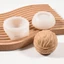 JUNYUE88US Khuôn hình quả óc chó 3D, Khuôn lọ bảo quản chịu nhiệt Đồ thủ công DIY, Khuôn hộp đựng không dính Thực tế Không độc hại Khuôn hộp đựng Lided Dự án DIY