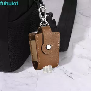 FUHUIOT Chai có thể đổ lại Nắp lật có thể tái sử dụng cho đồ vệ sinh chất lỏng Chai du lịch có móc khóa chai