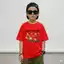 Áo thun bé trai in hình hoạt hình, thấm hút mồ hôi, mềm mịn, size 90-150, cho bé từ 2-12 tuổi