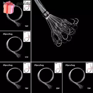 GAVESTO 20 / 28 Chiếc Dây Câu Nylon Thép Carbon Sắc Nét Mồi Cá Barb