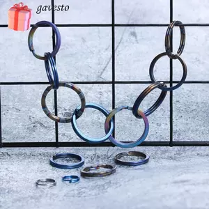 GAVESTO 1 / 2 Chiếc EDC Móc Khóa 10 ~ 32 Mm Vòng Tròn Kẹp Hợp Kim Titan Di Động Giá Đỡ
