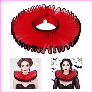 VIC Lớn Thời Phục Hưng Phong Cách Có Thể Tháo Rời Cổ Xù Thanh Lịch Victoria Trang Phục Phụ Kiện Cho Các Bữa Tiệc Mặc Hàng Ngày