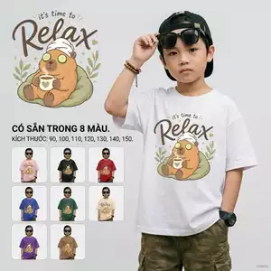 Áo thun bé trai nhỏ 2-12 tuổi, thấm hút mồ hôi, mềm mịn, Size 90-150