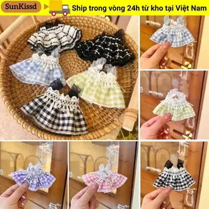 Búp bê SUNKISSD Quần áo đáng yêu, Phụ kiện Váy công chúa dễ thương, Váy thời trang chất lượng cao Váy cho búp bê Cotton 15cm / dành cho búp bê thần tượng EXO