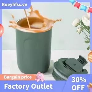Cốc cà phê bằng thép không gỉ Cốc du lịch Cốc hút chân không hai lớp Cốc nước nóng có thể tái sử dụng 220ml