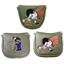 Phong Cách Mới Vui Chơi Golf Lớn Vuông Putter Bao Thêu Họa Tiết Ngộ nghĩnh Câu Lạc Bộ Búp Bê Đầu Nắp Bảo Vệ