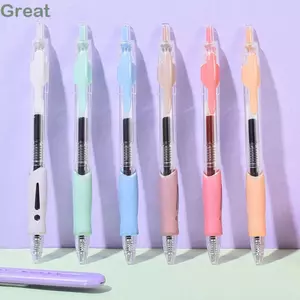 Bút bi TUYỆT VỜI, Bút Gel 6 màu mực 0,5mm, Bút ký loại báo chí sáng tạo Đồ dùng văn phòng trường học