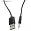 Dây sạc cáp sạc VFZ USB sang AUDIO DC 2.5mm cho máy mát xa cây đũa phép có thể sạc lại (24AWG) OTE