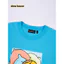 Ngôi nhà vẽ bánh gừng người đàn ông in họa tiết áo thun ngắn tay cotton nguyên chất giản dị nam nữ tay ngắn rộng 0612