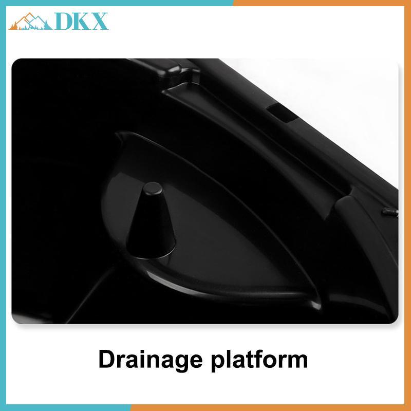 DKX Thay Dầu Chảo Thoát Nước Dung Tích 8 Lít Khay Nhựa Ô Tô Di Động Chống Tràn Để Bảo Trì Sử Dụng Nhà Để Xe.