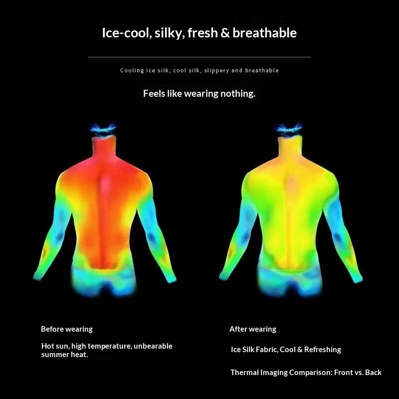 Áo thun thể thao khô nhanh VG Ice Silk dành cho nam, chạy bộ, tập cầu lông, trang phục thể dục, thoáng khí