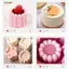 TRTR Xi Lanh Tròn Khuôn Bánh Silicon Có Thể Tái Sử Dụng Dụng Dụng Cụ Nướng Bánh Nonsti Cho Lò Nướng DIY Nhà Bếp Bánh Và Xà Phòng Làm VN